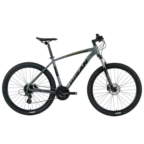 Bisan Mtx 7300 26 Jant K:43 24V Hd Metalik Gri/Yeşil Dağ Bisikleti