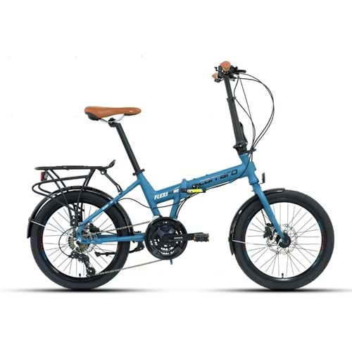 Carraro Flexı 121Hd 20 Jant 350H 21V Hd Mat Petrol Yeşili/Krom-Kahve Katlanır Bisiklet