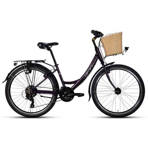 Carraro Jasmıne 26 Jant 380H 21V V Mor/Açık Gri Şehir Bisikleti