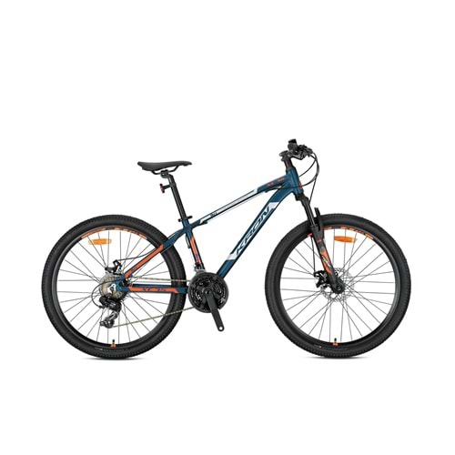 Kron Xc 75 26 Jant K:14 21V Md Mat Koyu Lacivert/Bej-Neon Turuncu Dağ Bisikleti