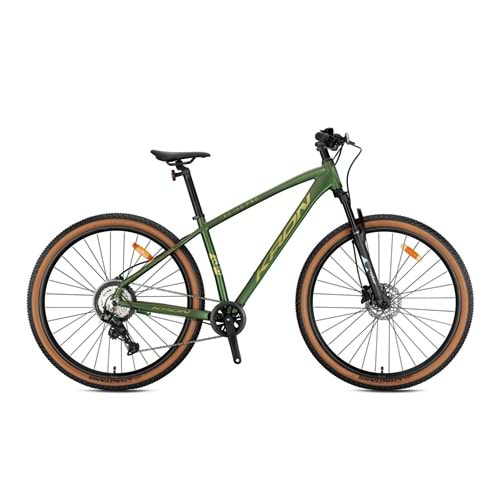 Kron Xc 100 Pro 29 Jant K:17 8V Hd Mat Haki/Parlak Sarı Dağ Bisikleti