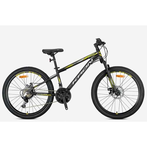 Kron Vortex 4.0 26 Jant K:14 21V Md Mat Siyah/Gri-Neon Sarı Dağ Bisikleti