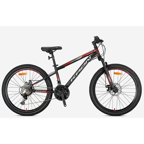 Kron Vortex 4.0 27,5 Jant K:15 21V Md Mat Siyah/Gri-Kırmızı Dağ Bisikleti