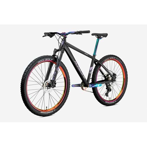 Kron Rebel 27,5 Jant K:16,5 8V Hd Mat Siyah/Rainbow Özel Seri Dağ Bisikleti