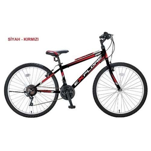 Ümit Explorer 24 Jant V Siyah/Kırmızı Dağ Bisikleti