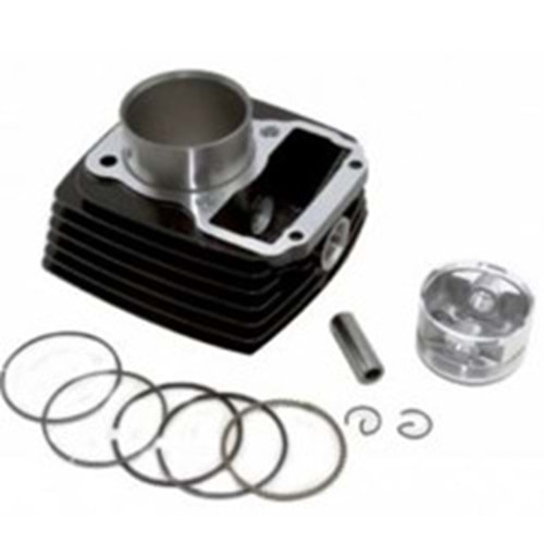 Silindir Piston Cg150/Çıta150 Siyah 13Mm Perno Oem