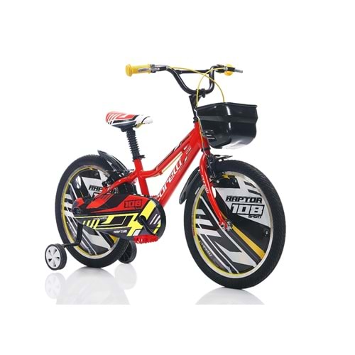 Corelli Raptor 20 Jant Kırmızı Siyah Beyaz Çocuk Bisikleti