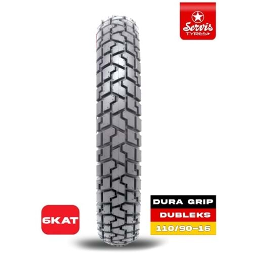 110/90-16 Dura Grıp Tl Dış Lastik Servis